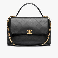 Chanel Spring And Summer Maxi Mouth Cover Bag With Handle Women's Temperament Fashion Luxury Gold Buckle Flap Bag Chain Clutch Bags  AS5543-B20111-94305 #76836