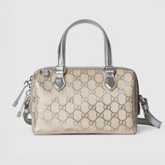 Gucci GG Emblem Series Small Boston Bag 26 New Fashionable Glove Bag Crossbody Bag 848889FAFEL #194417