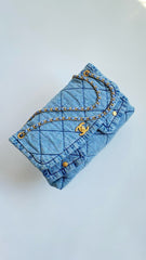 Chanel Women's Fashion Classic Logo Quilted Leather Chain-Strap Shoulder Tote Bag Bags AS5727-B22143-NB348 #79347