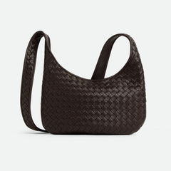 Bottega Veneta  Small Veneto Men's And Women's Fashionable Simple  Classic Checkered Weave Solid Color Leather Crossbody Bag And Handbag Bags 836918V5RI12816 #78345
