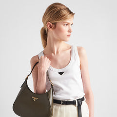 Prada Women's Summer Solid Color Logo Crew Neck Cotton Vest Top #76534