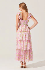 Midsummer Floral Tiered Maxi Dress