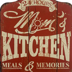 Kitchen Meals & Memories Decorative Cutting Board Sign