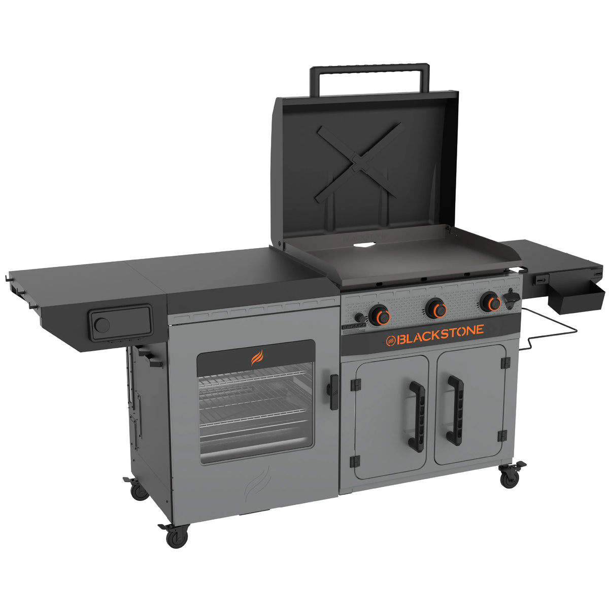 Bronco 28" XL Griddle Vertical Pellet Smoker Combo
