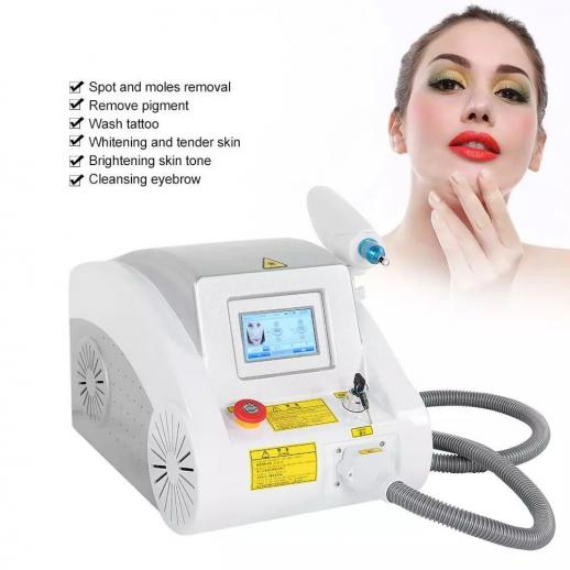 Nd YAG Laser Pico Tattoo Remover Machine, Eyebrow Pigment Removal Device, for Beauty Salon Use, Dual Wavelength 1064nm 532nm