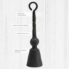 Hand-Forged Metal Candle Snuffer