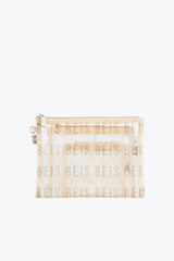 BEIS 'The Mesh Pouch Trio in Beige