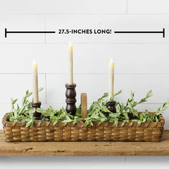 Long French Market Basket