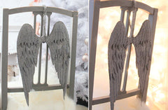 Metal Angel Wings Wall Decor