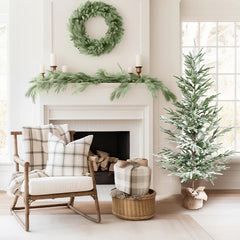72 inch Frosted Christmas Tree