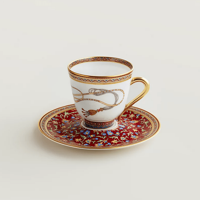 Cheval d-Orient Tea Cup and Saucer