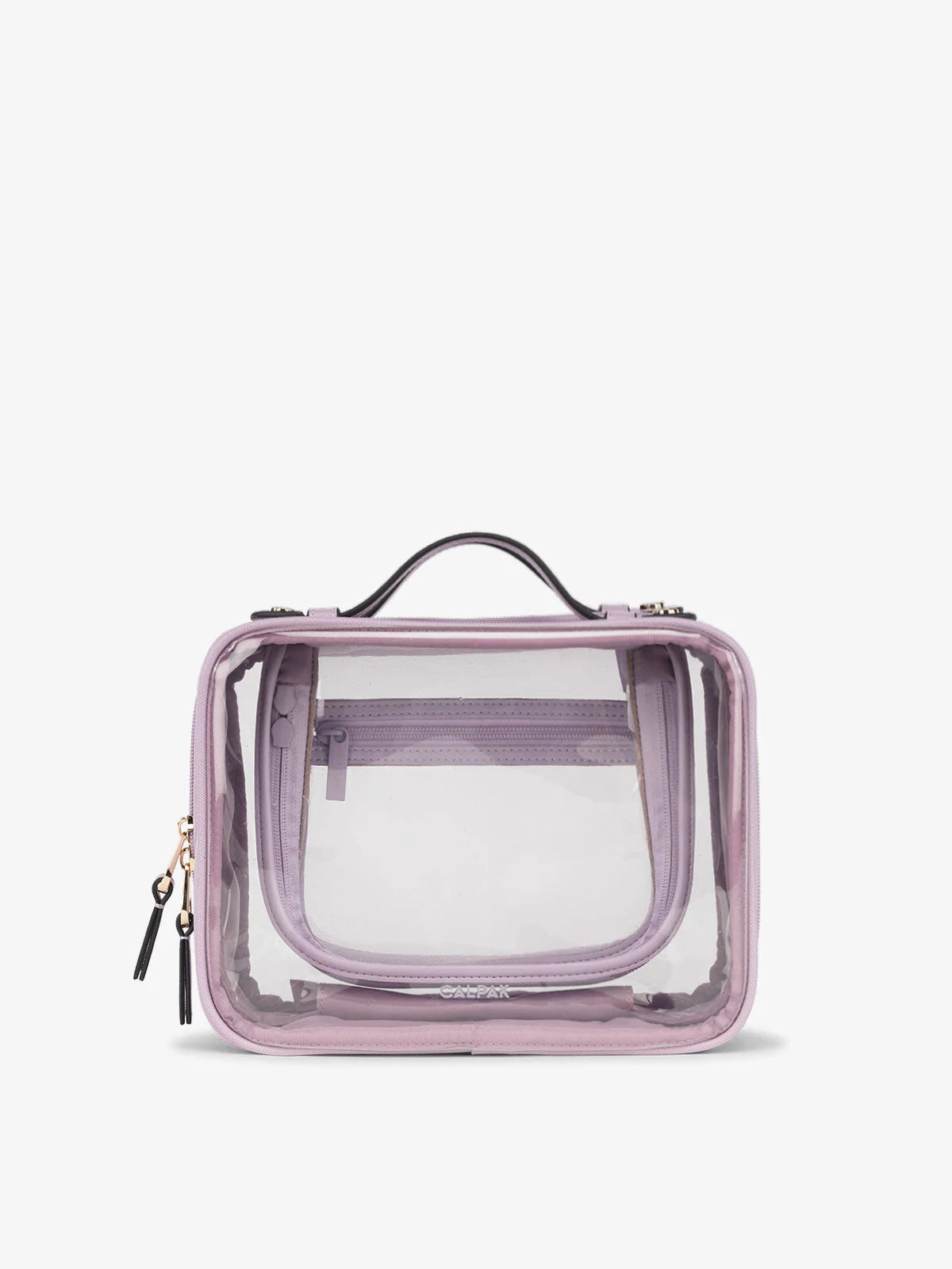CALPAK Medium Clear Cosmetics Case