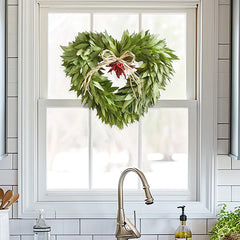 Heart Shaped Bay Leaf Cooking Wreath | GROWN IN THE USA