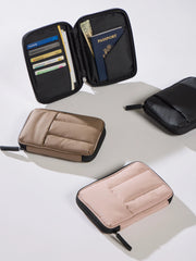CALPAK Luka Zippered Passport Wallet