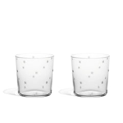 Richard Brendon Star Cut Rocks Glass / Set of 2 **
