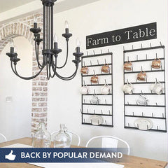 HUGE "Cups for Days" Metal Rack