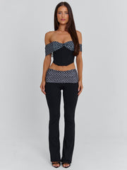 Emil Pant Black Polka Dot