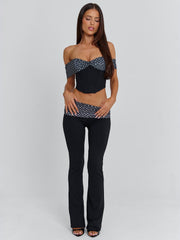 Emil Pant Black Polka Dot