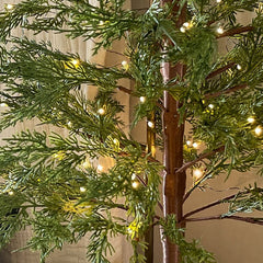 X-Large Wild Pine Pre-Lit Christmas Tree with Removable Pot