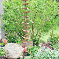 Cascading Leaf Fountain