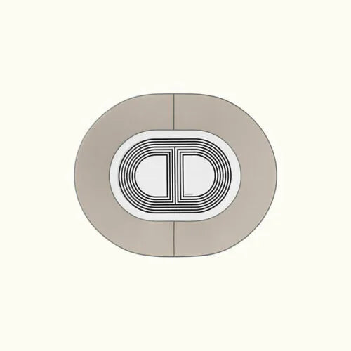 Grey Rallye 24 - Small Oval Plate
