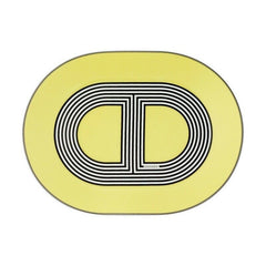 Yellow Rallye 24 - Mini Oval Shaped Plate