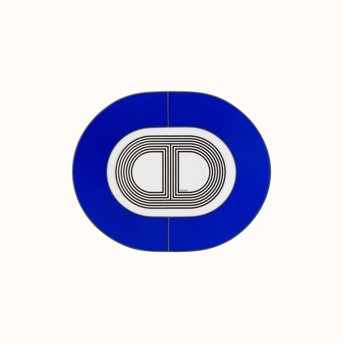 Blue Rallye 24 - Small Oval Plate
