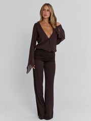Lenna Top Chocolate