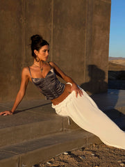 Sade Corset Top Steel