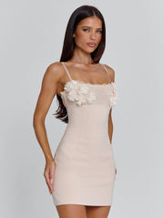Seana Mini Dress Nude