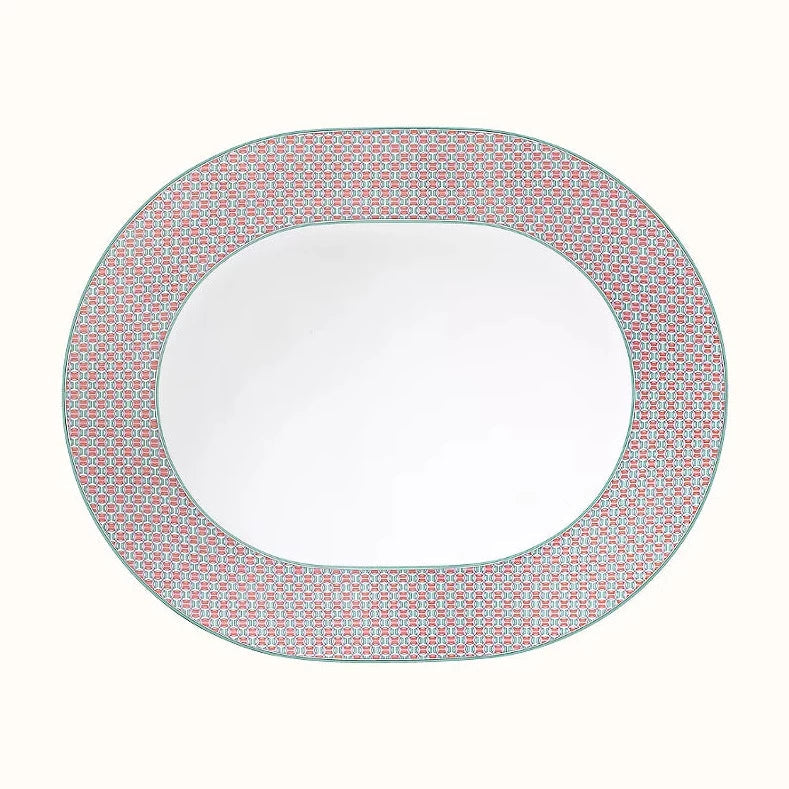 Tie Set Oval Platter