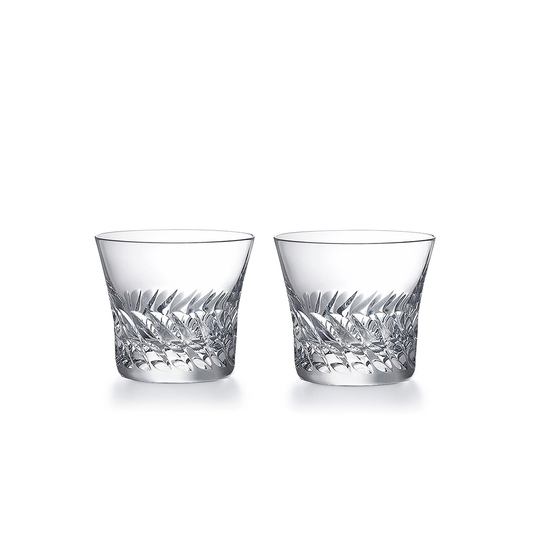 Crystal Tumbler Whiskey Glass Set of 2
