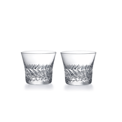 Crystal Tumbler Whiskey Glass Set of 2