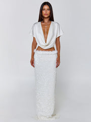 Milliana Maxi Skirt White