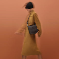 Hermes Evelyne 23 Elephant Grey Silver Buckle Black And Silver Single-shoulder Crossbody Bag Multi-colour Collection Link A Luxurious And Elegant Crossbody Bag Bags #82929A