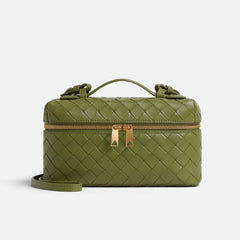 Bottega Veneta Bang Bang Women's Gold Accessories Zipper Closure Solid Color Calfskin Shoulder Crossbody Handbag Bag Bags #76533