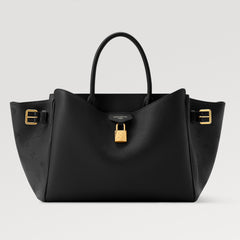 Louis Vuitton Vendôme Medium Handbag Vendome  M26501 Brown M26338 Black Chip Monogram Engraved Padlock Fashionable Modern Clutch Tote Crossbody Bag #195566