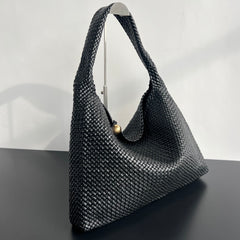 Bottega Veneta Women's Fashion Casual Leather Handbag With Knitted Balls And Leather Buckle Details Shoulder Bag Bags 826196v2ez01424#78881