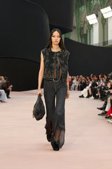 Chanel Women's Fall/winter 25k Bow-tie Denim 3d Vest Jacket Stylish Refined Elegant Trendy Top #81924A