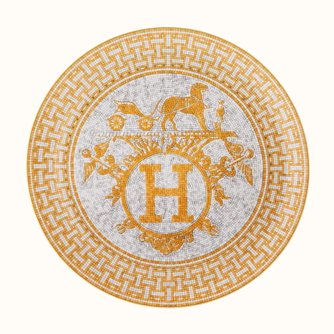 Mosaique au 24 Gold Tart Platter