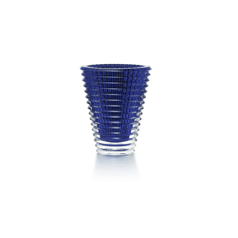 Eye Vase Round Blue S - 5.9 inches