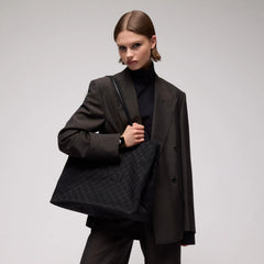Gucci NY Limited Edition Large Tote Bag Gucci Core Runway Show Black GG Canvas Bags A00B4RFAGNG1000 #197404
