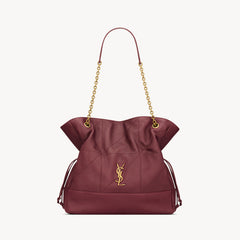 SAINT LAURENT JAMIE Women's Solid Color Suede Leather Chain Shoulder Strap Shopping Bag Shoulder Bags #75511