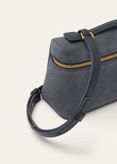 Loro Piana Women's Extra Pocket L19 Clutch Solid-Color Grained Zipper-Closure Cowhide Shoulder Crossbody Bag Bags FAP6658 #81533