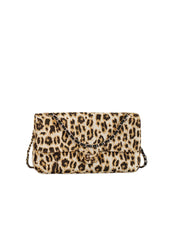 Chanel Classic Leopard-print Chain Bag With Double C Logo Stylish Casual And Retro Shoulder Bag Bags #196590