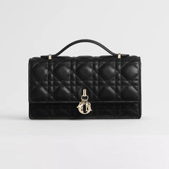 Dior Miss My Dior Minimalist Elegant Flap Bag with D.I.O.R. Charm Fashionable Casual Chain-Strap Flap Bag in Lambskin Bags S0980ONMJ_M900 #197188