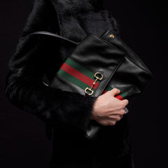 Gucci Paparazzo Series Medium Handbag Large Tote Bag Classic Colors Women's Fashionable And Elegant Flap Bag Bags 875018FAFV9 #84267A