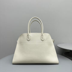 THE ROW Margaux 15 Women's Solid Color Calfskin Leather Simple Shopping Bag Handbag Bags #75285