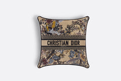 Square Pillow ¨C Smoky Jardin d'Hiver Large Night Bird