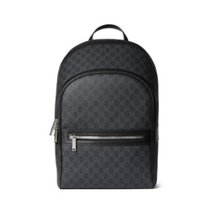 Gucci Men's Solid Color Adjustable Shoulder Strap Zipper Closure Canvas Quilted Leather Shoulder Bag Backpacks Bags #75654